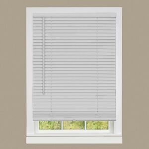 46 x 64 in. Cordless GII Deluxe Sundown 1 in. Room Darkening Mini Blind, Grey